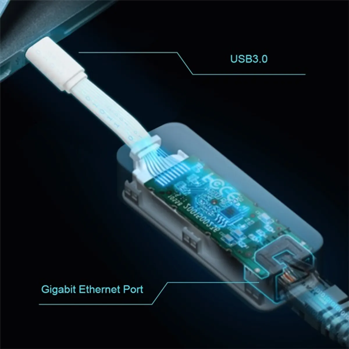 TP-Link UE300C USB 3.0 Type-C–RJ45 Gigabit Ethernet hálózati adapter #5