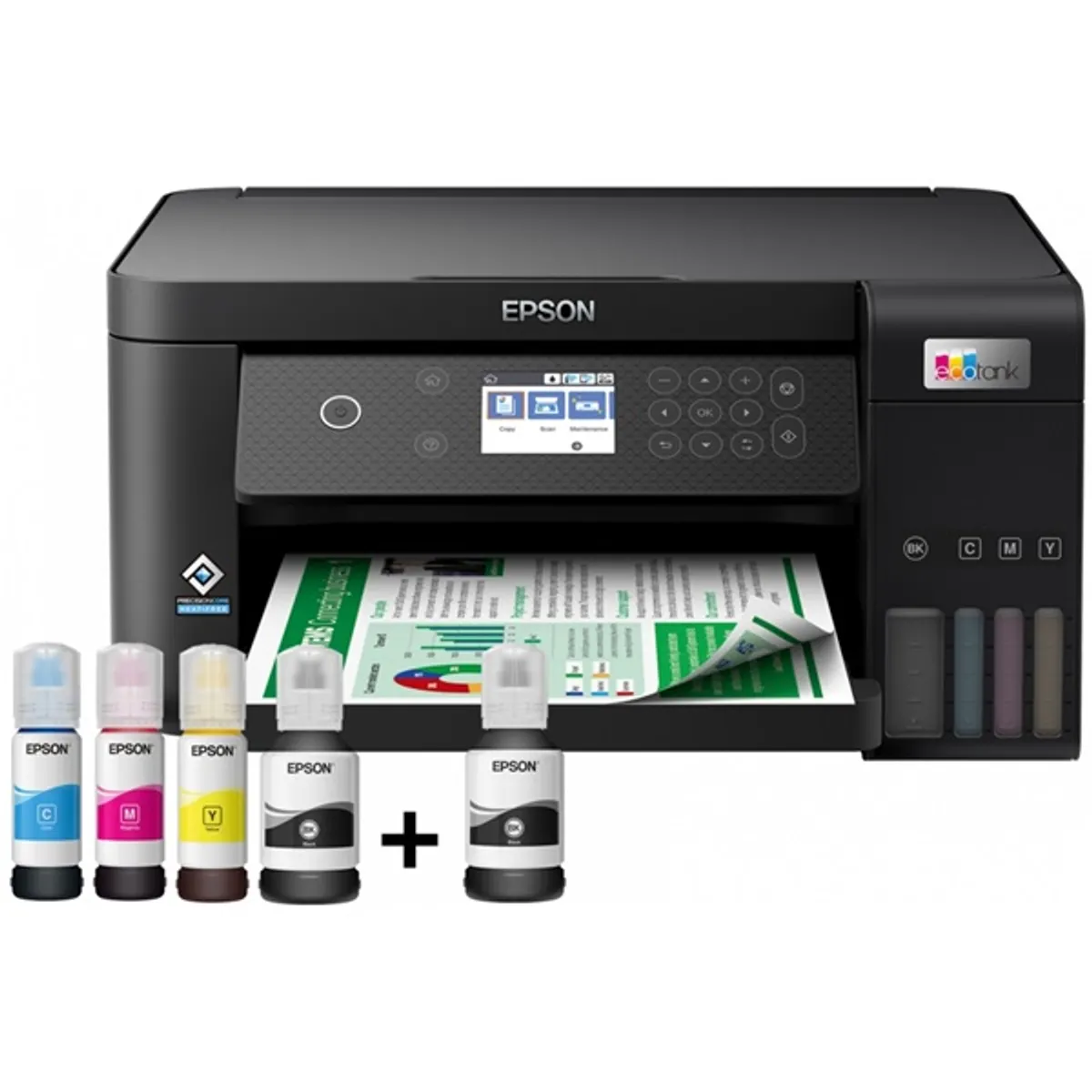 Epson EcoTank L6260 színes nyomtató MFP, Duplex, WiFi/USB/LAN, 14 000/5200 oldal tinta a dobozban #1