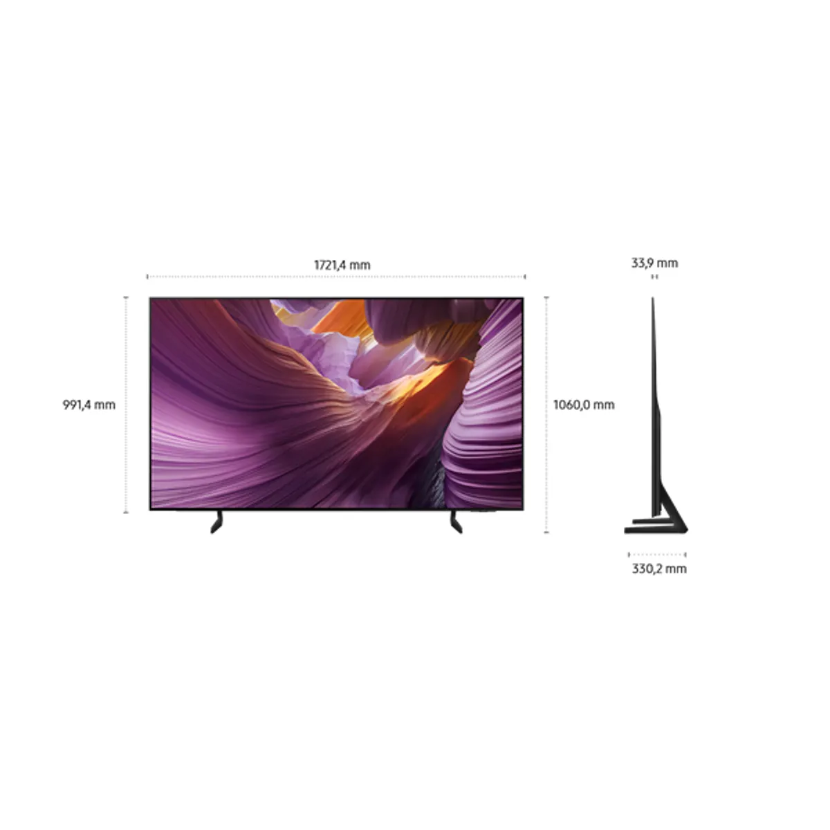 Samsung 77" QE77S85FAEXXH 4K UHD Smart OLED TV #4