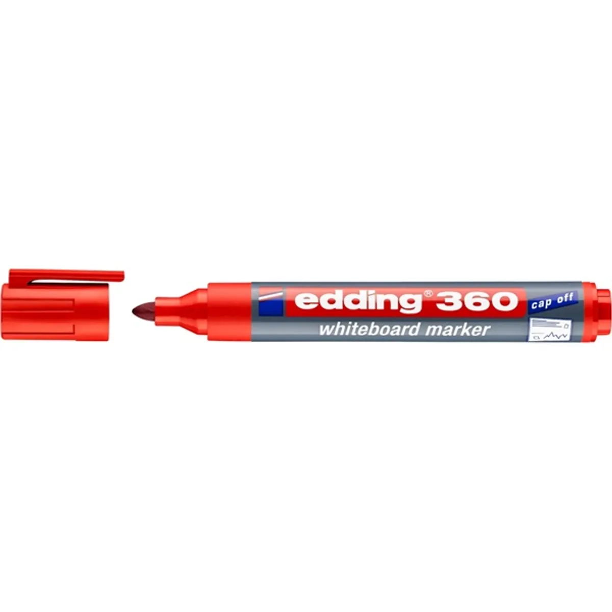 Edding 360 1,5-3mm piros táblamarker #2