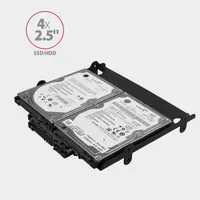 Axagon RHD-435 5,25"-ről 4 db 2,5" vagy 1 db 3.5" és 2 db 2.5" SSD / HDD beépítő keret #4