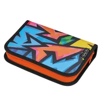 Herlitz Neon Art 2 klapnis üres tolltartó