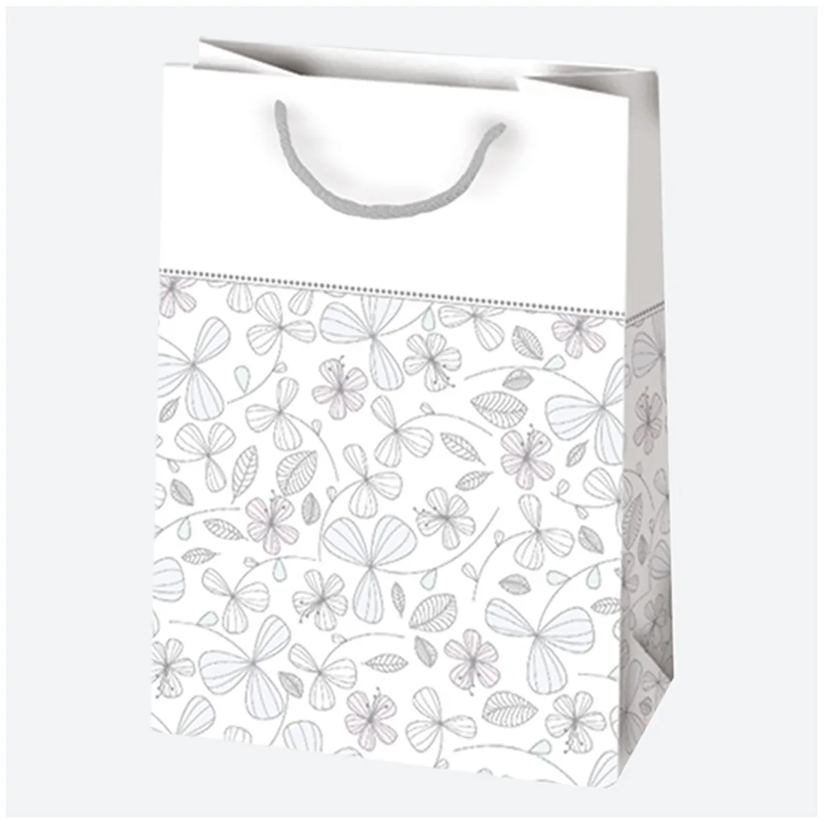 IRIS ajándéktasak, különböző mintákkal, arany/ezüst, 230x320x110 mm #1