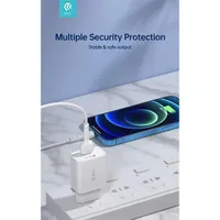 Devia ST361395 5V/2.4A Smart 2xUSB Hálózati töltő adapter + 1 m Lightning kábel #2