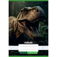 Nebulo Vagány minták II.  A5 4. osztályos 21-32 tűzött vonalas füzet #8