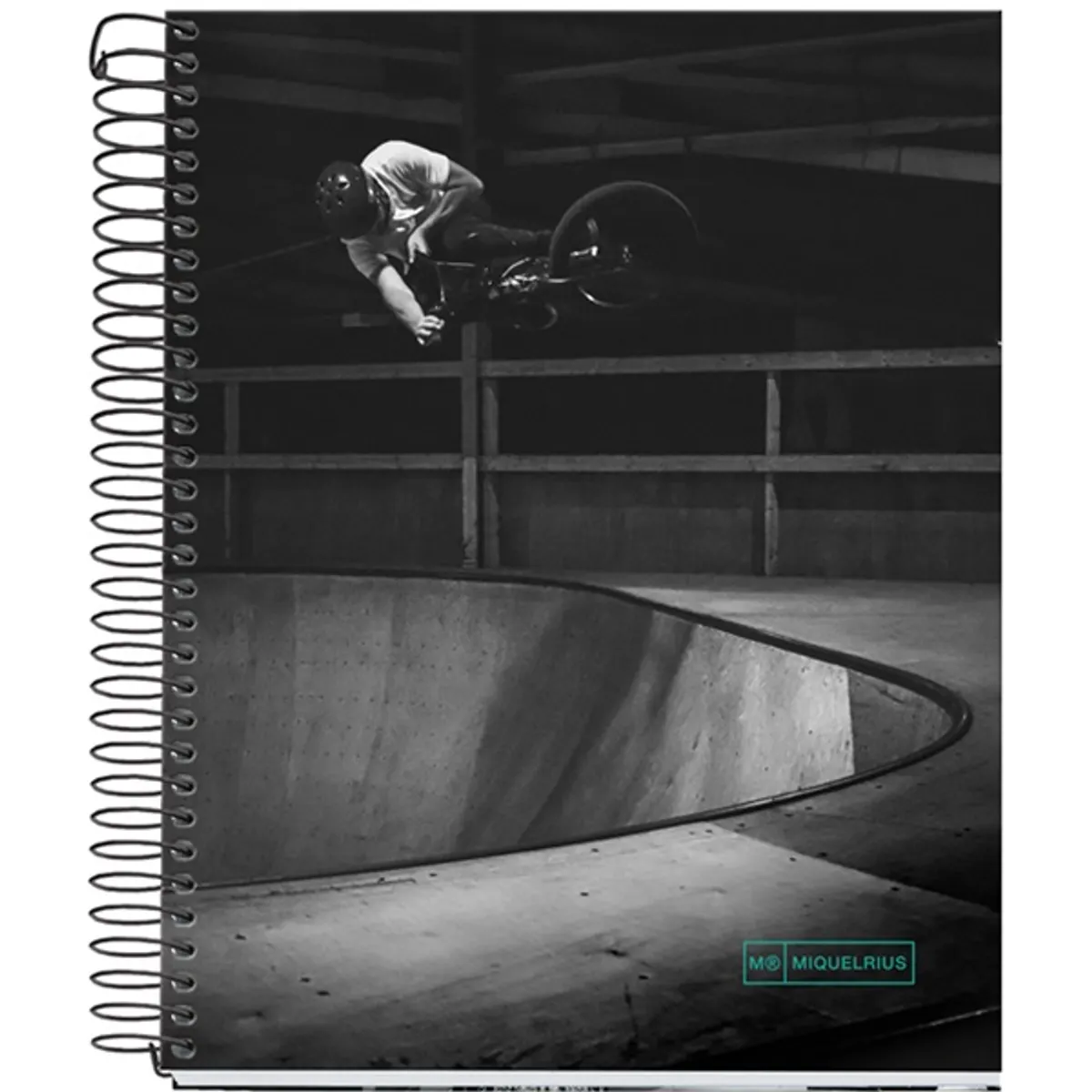 Miquelrius Skate Park A5 4x35 lap kockás spirálfüzet #1