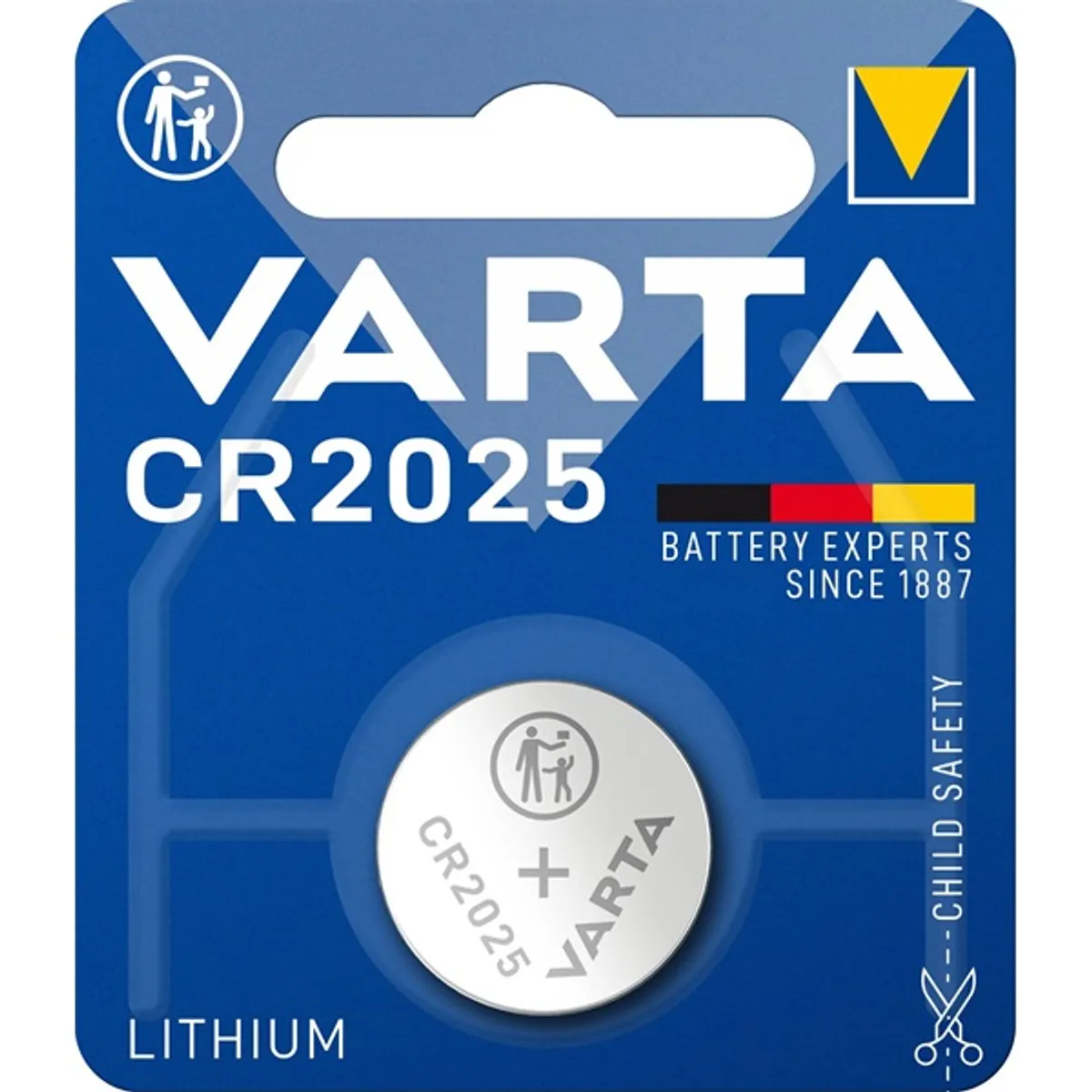 VARTA 6025112401 CR2025 lítium gombelem 1db/bliszter #3