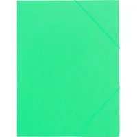 CAM A4 prespán zöld gumis mappa