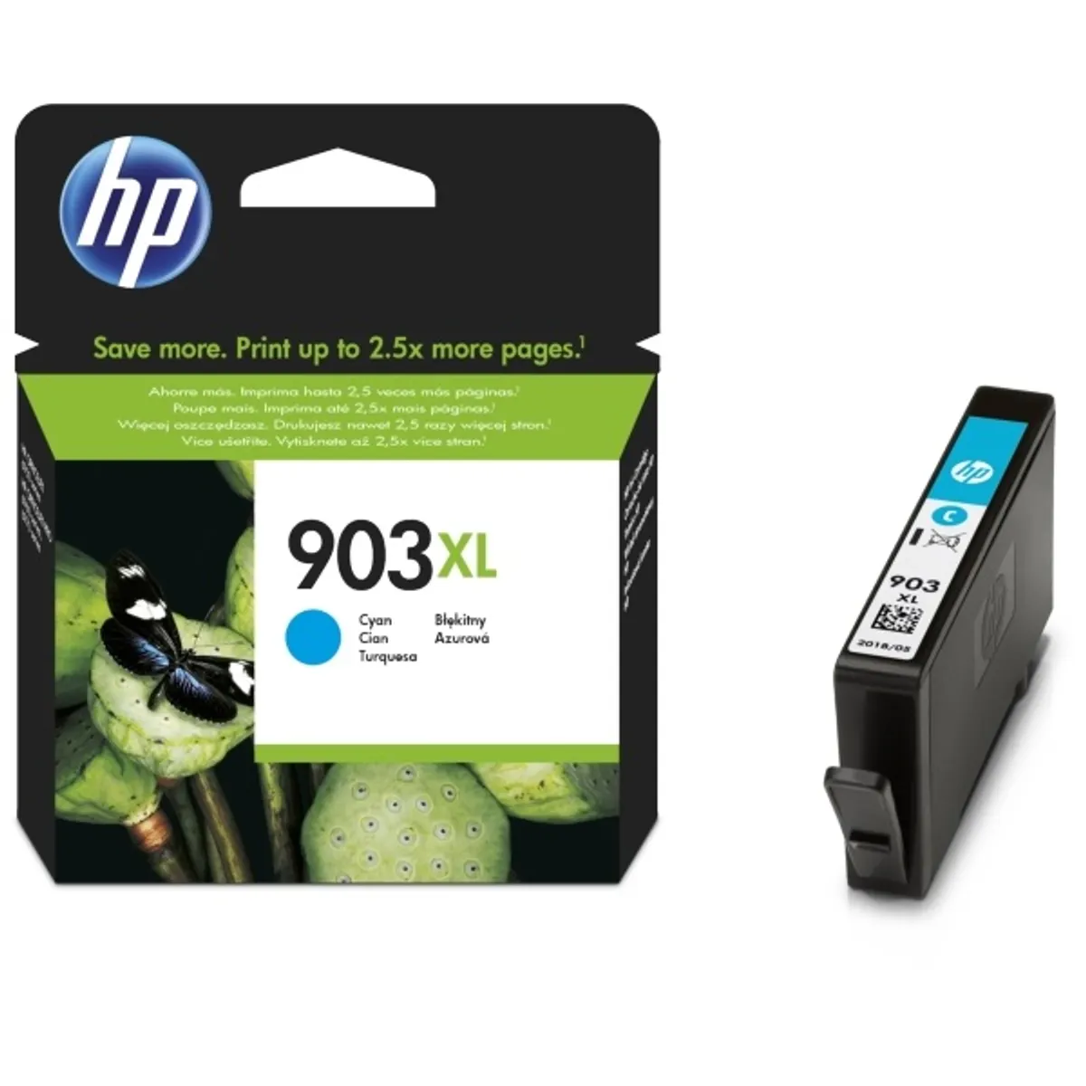 HP T6M03AE (903XL) cián tintapatron #2
