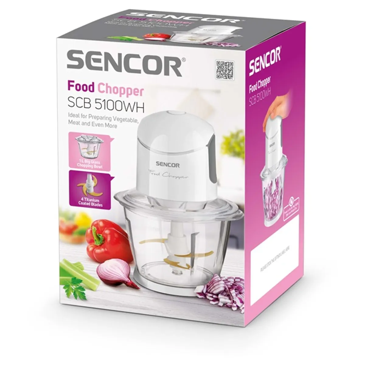 Sencor SCB 5100WH-EUE3 1L fehér aprító #8