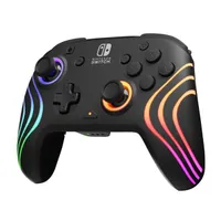 PDP 500-252-BK Afterglow Wave Nintendo Switch/Lite/OLED/Switch 2 RGB LED Lighting vezeték nélküli fekete kontroller #2