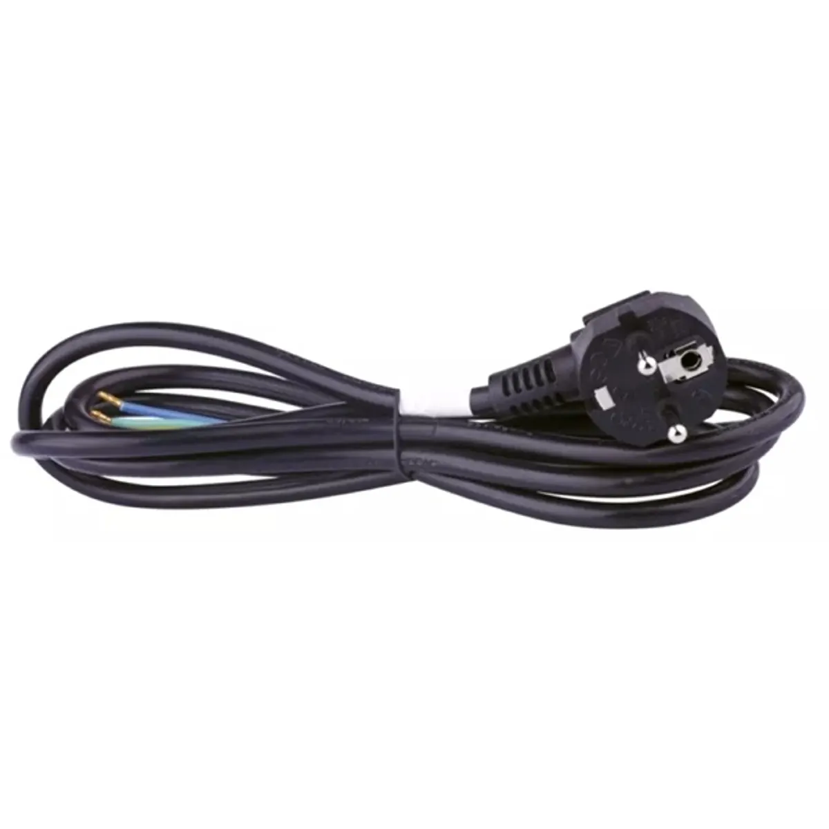 Emos S18372 Flexo 2 méter 3×0,75mm2 fekete szerelhető hálózati kábel #1