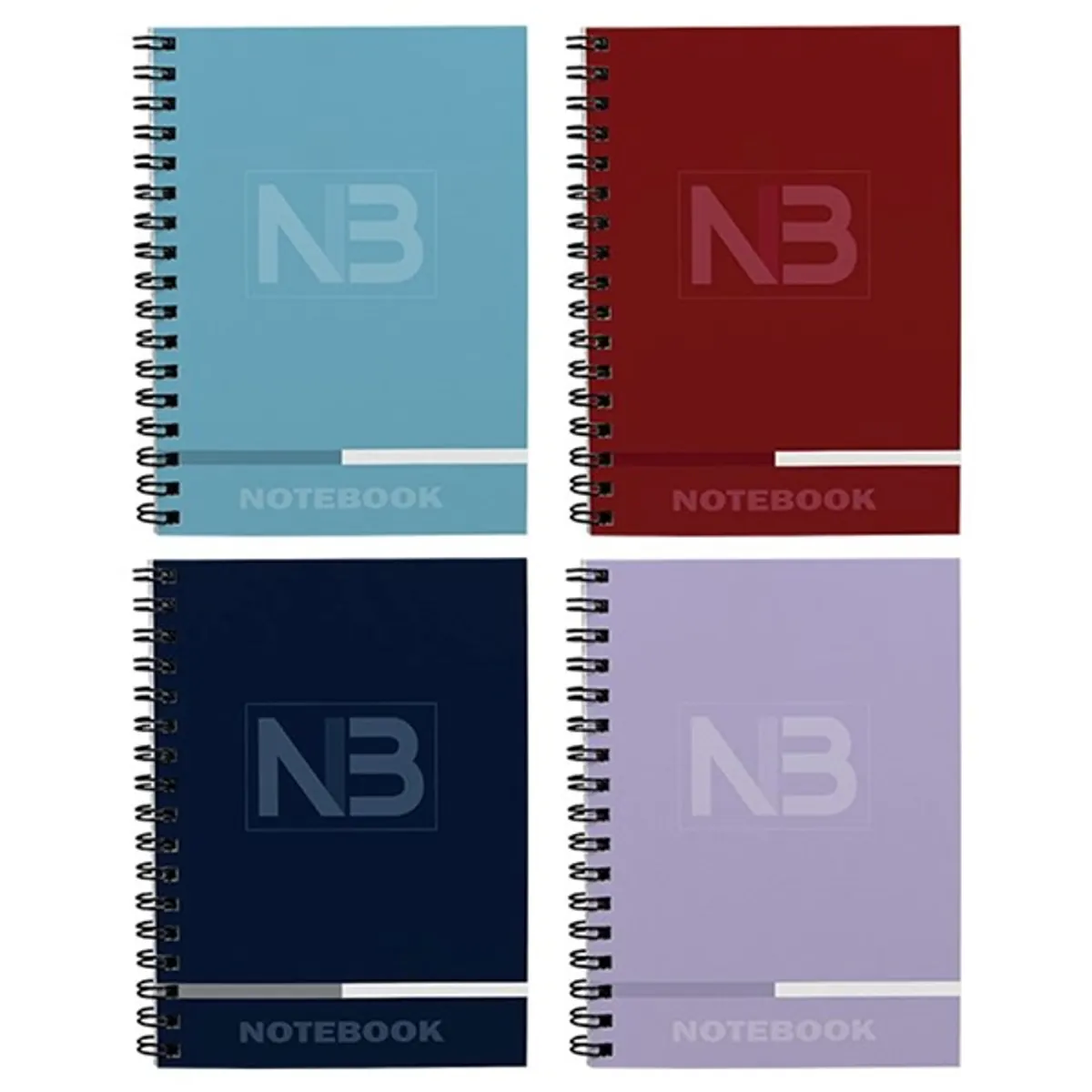 TC Notebook 3 A5 120 lapos osztott (2x40 vonal+1x40 kockás) spirálfüzet #1