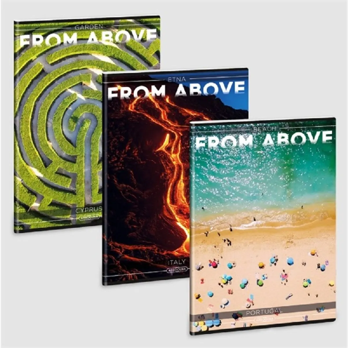 Ars Una Contries from above 23 (5302) A4 extra kapcsos kockás füzet #1