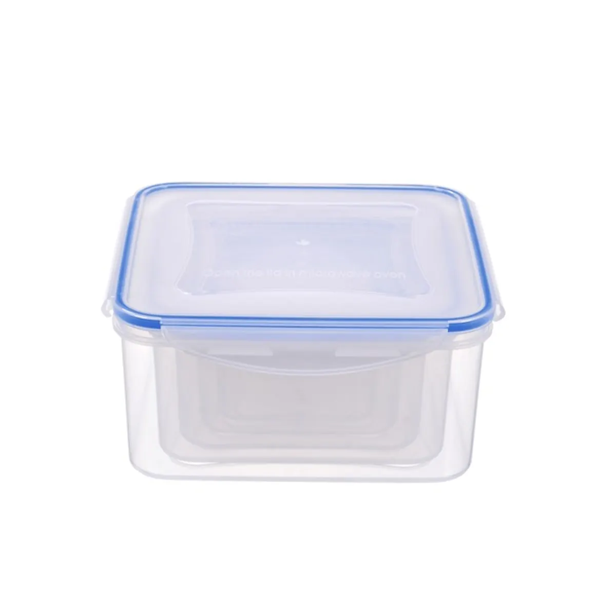 TOO KT-141 5 db-os négyzet ételtároló doboz szett 400ml+700ml+1.200ml+2.000ml+3.000ml #1