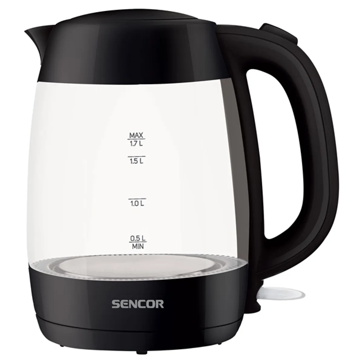 Sencor SWK 7301BK 1,7l üveg fekete vízforraló #1