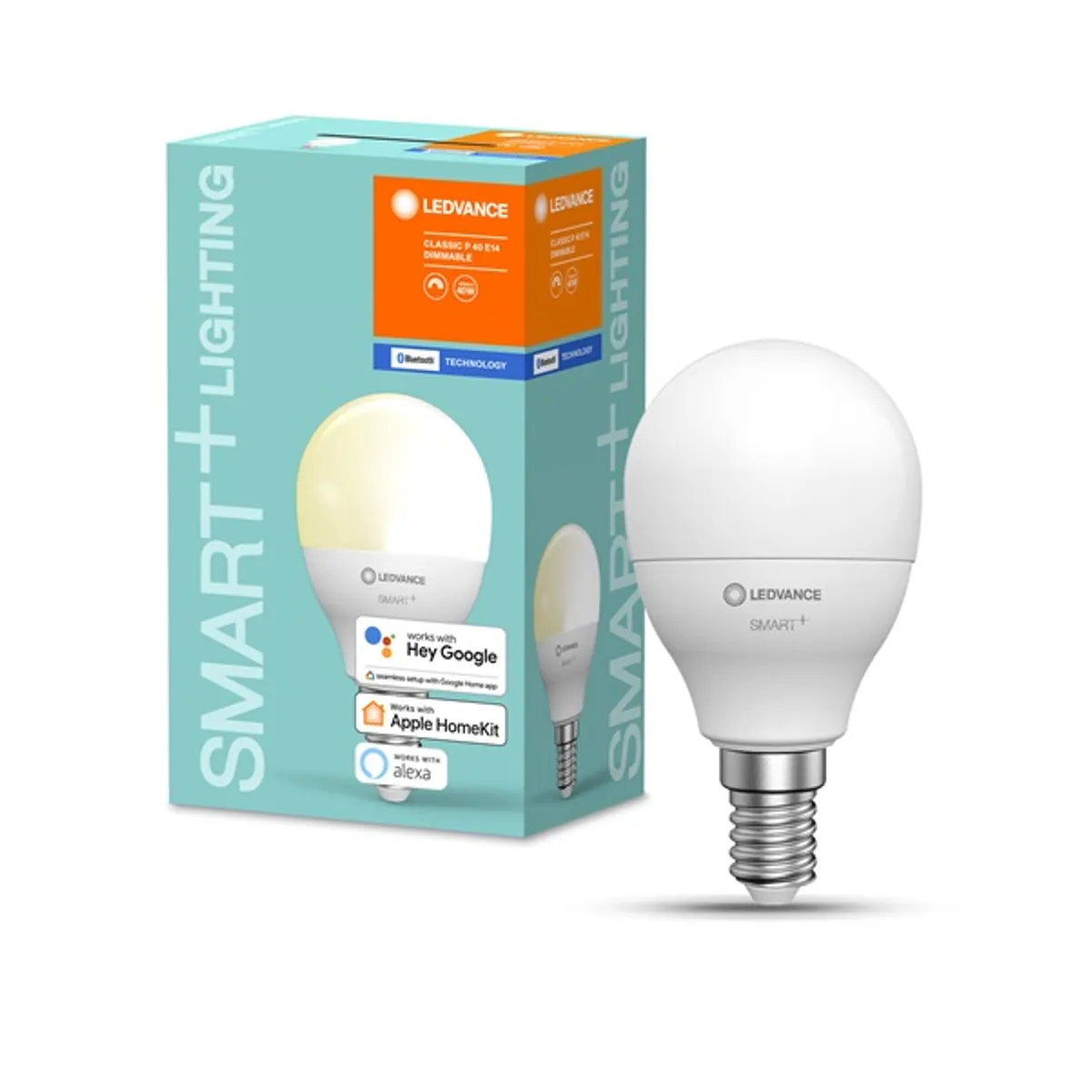Ledvance Smart+ Bluetooth vezérlésű 5W 2700K E14, kisgömb alakú LED fényforrás #3