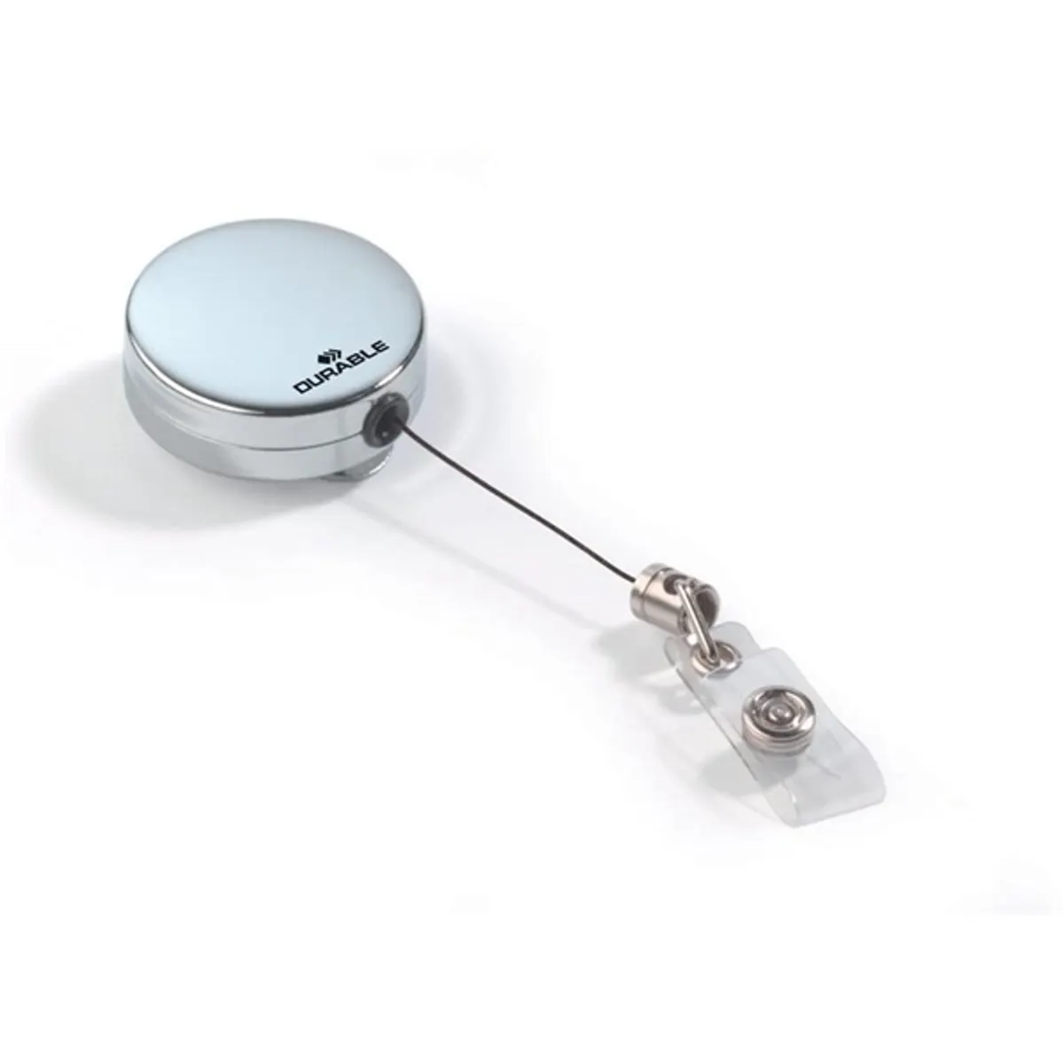 Durable jojós fém kerek patentos 1db névkitűző tartó #1