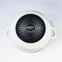 TOO BELLY OLIVE 4,8 literes, 22cm átmérő, 14cm magasságú lábas (fazék) üveg fedővel #4