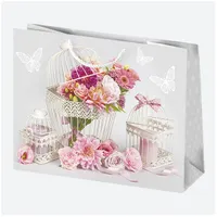 IRIS ajándéktasak, különböző színekben virágok, 300x230x100 mm #3