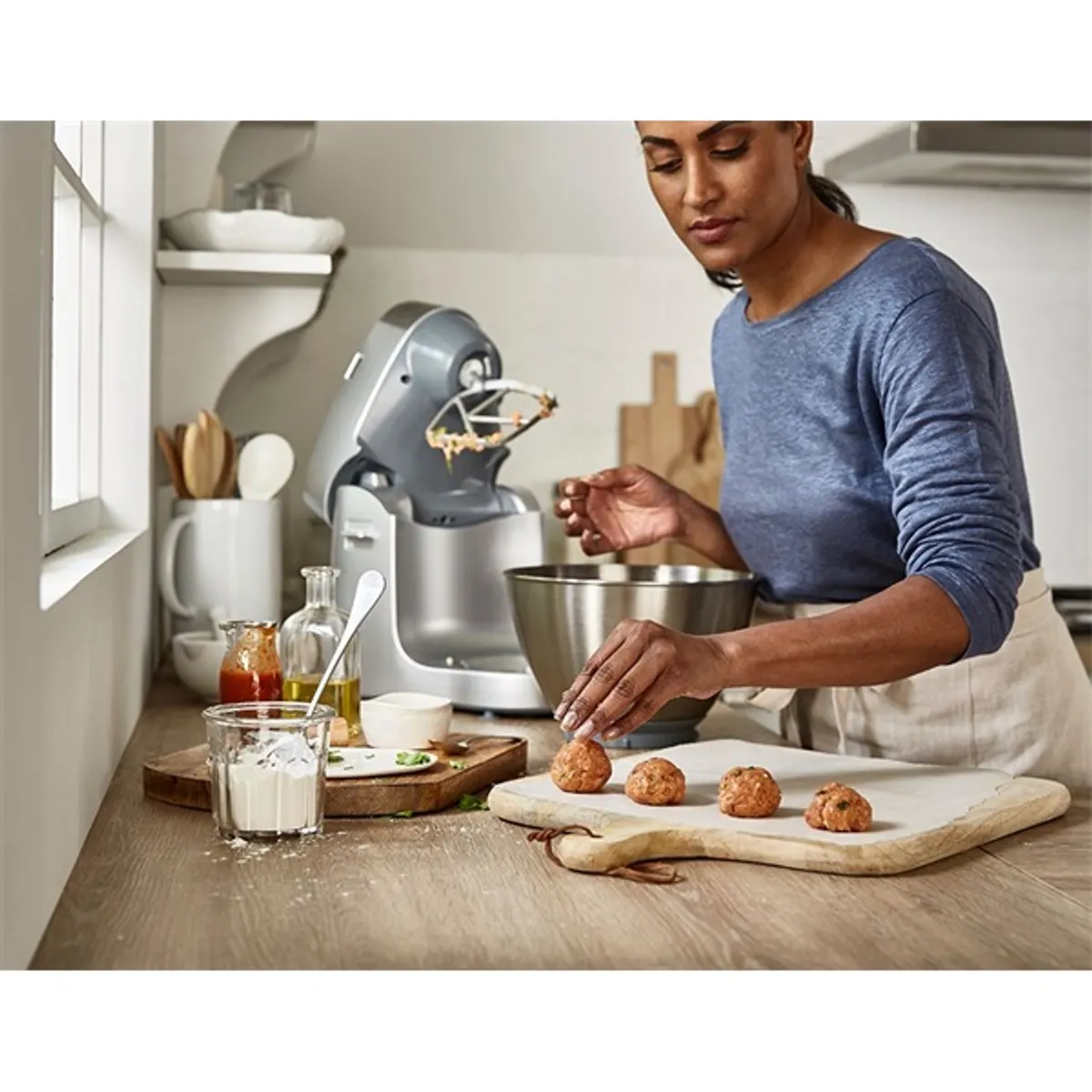 Kenwood KHC29.A0SI Prospero+ 1000W, 4,3L, szürke-ezüst konyhai robotgép #4