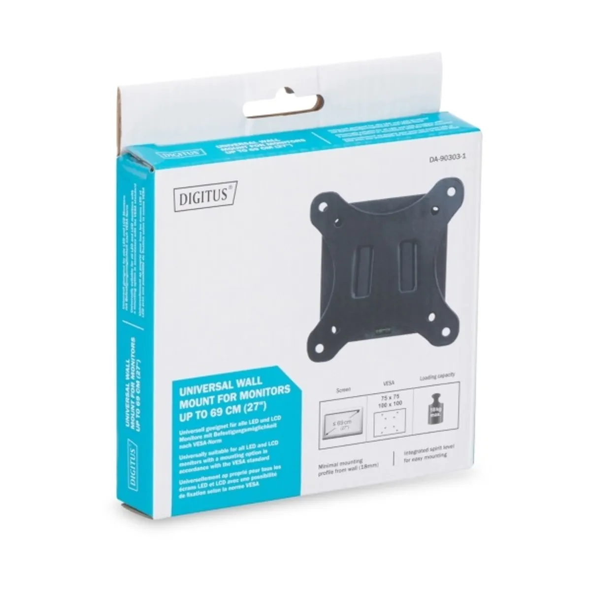 DIGITUS univerzális 100x100 fix fali konzol #6