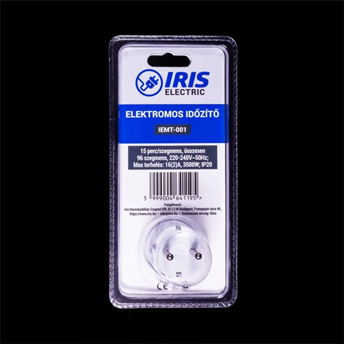 IRIS Electric IEMT-001 fali elektromos mechanikus időzítő IP20 #3
