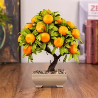 IRIS E5697 mandarin dekoráció művirággal cserépben 18x24cm #2