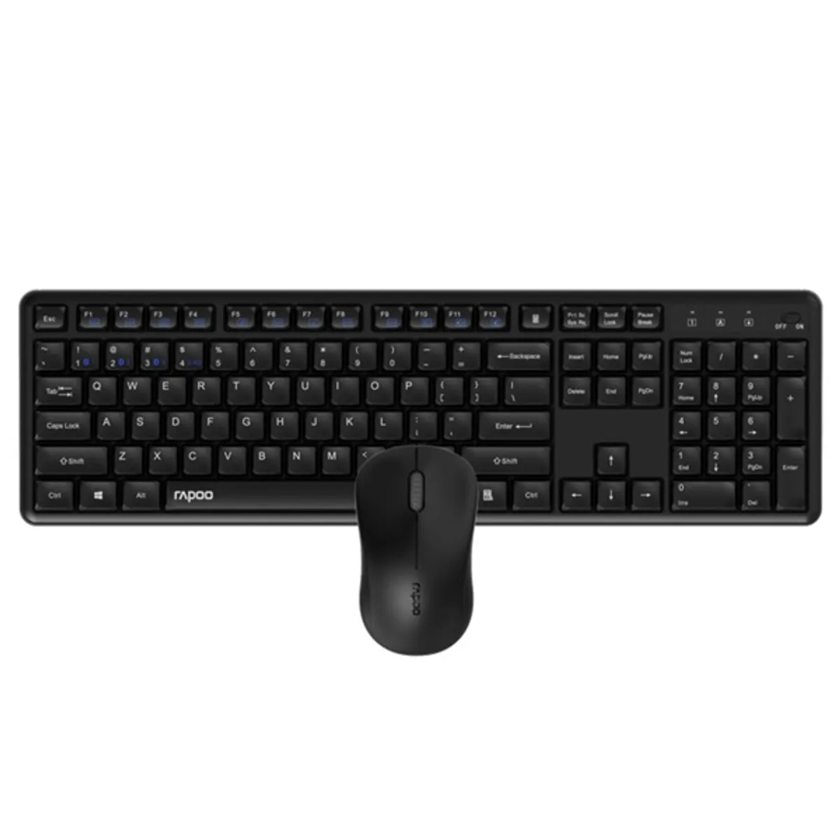 Rapoo 229634 M8150 vezeték nélküli fekete billentyűzet + egér #1
