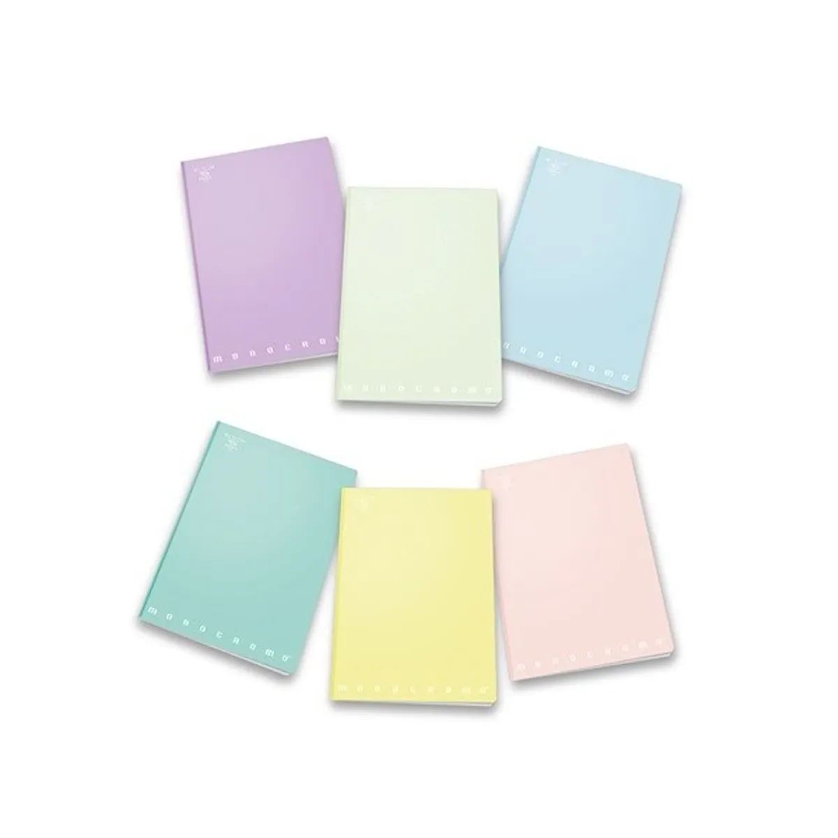 Pigna Monocromo Pastel A4 42lapos tűzött kockás füzet #1