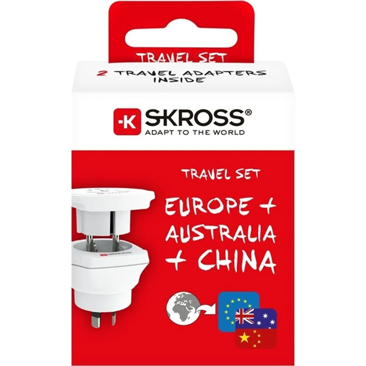 SKROSS 1.500210-E AU/CN/EU fehér átalakító #4