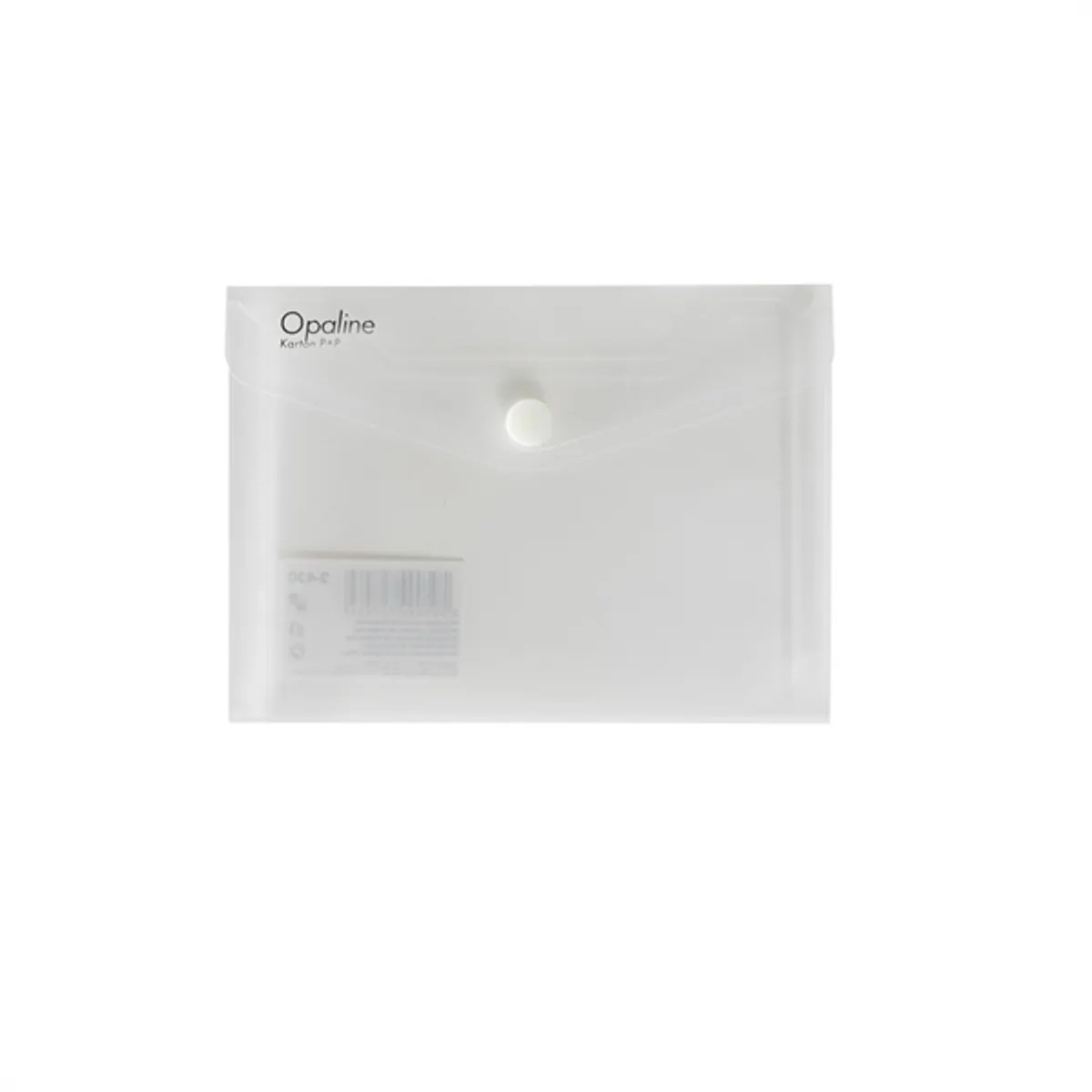 Oxybag Opaline PP A6 átlátszó fekvő patentos tasak #1