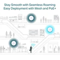 TP-Link EAP653 AX3000 Dual-Band Wi-Fi 6 Vezeték nélküli beltéri Gigabit Access Point #10