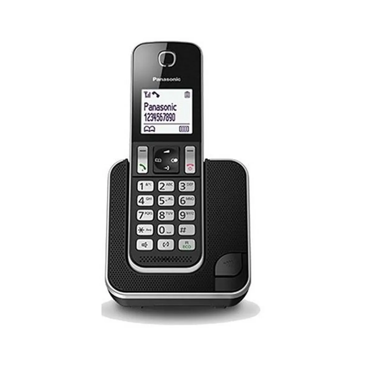 Panasonic KX-TGD310PDB DECT fekete vezetéknélküli telefon #1