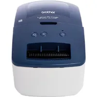 Brother QL600BXX1 szürke-kék etikett és címkenyomtató