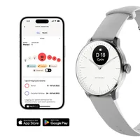 Withings HWA11-model 3 ScanWatch Light 37mm fehér okosóra #5
