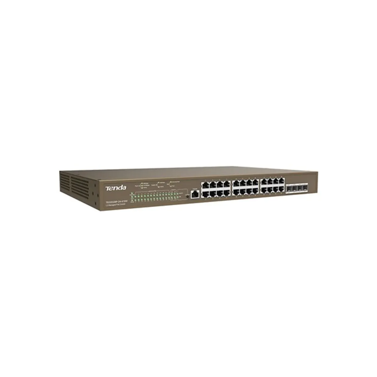 Tenda TEG5328P-24-410W 24port GbE LAN PoE (370W) L3 menedzselhető switch #2