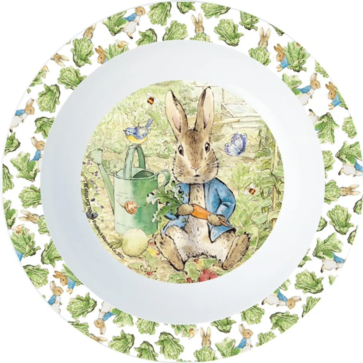 IRIS Licenc Nyúl Péter műanyag mikrózható mélytányér #1