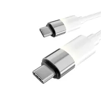 AVAX CB317 GLOWY 2m 60W USB-C fehér gyorstöltő kábel #1