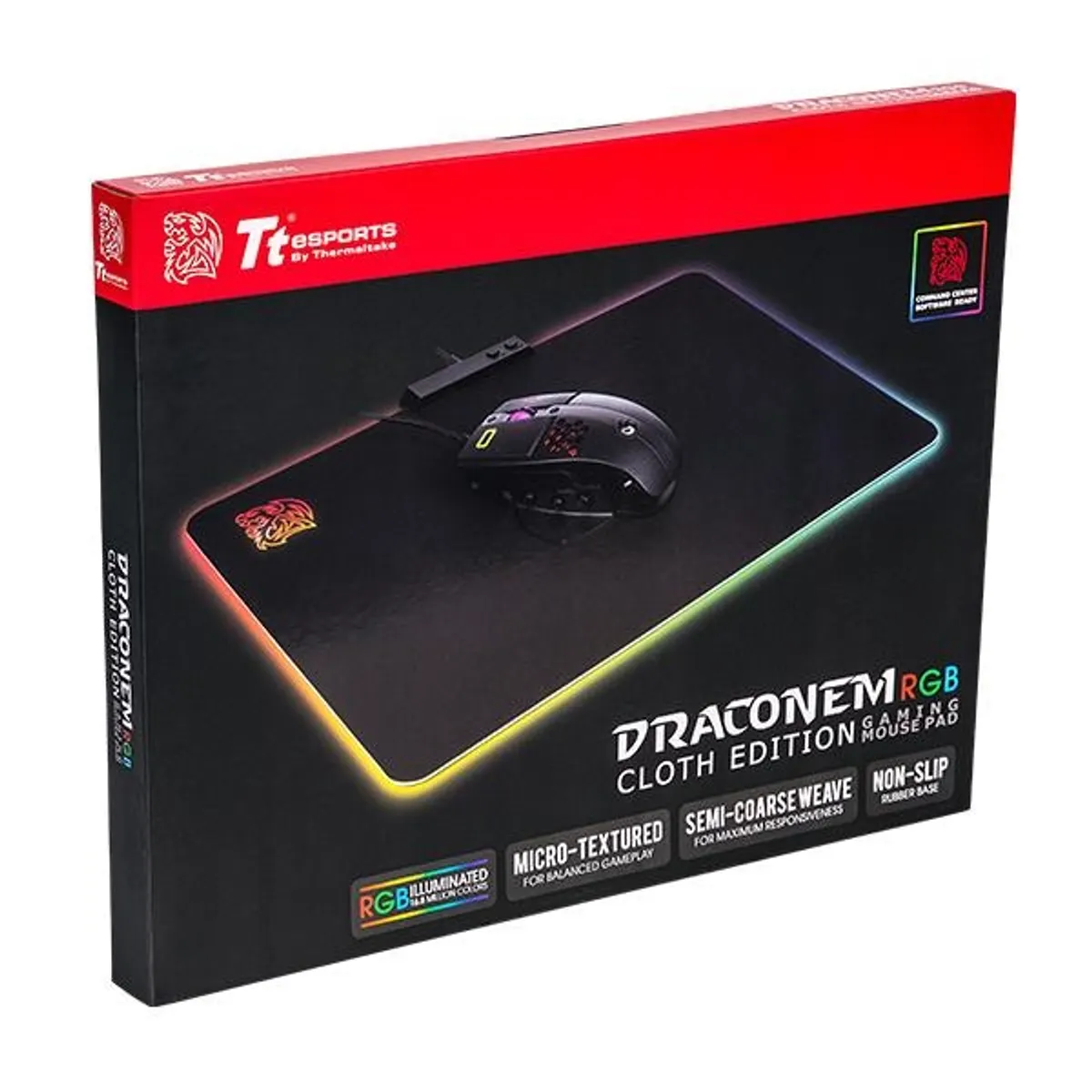 Ttesports Draconem RGB világító gamer egérpad #7