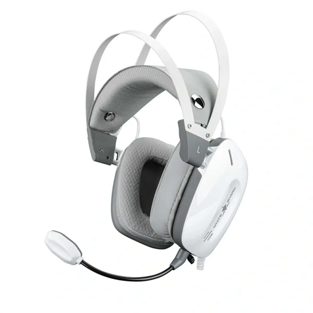 White Shark GOTTAN fehér gamer headset #1
