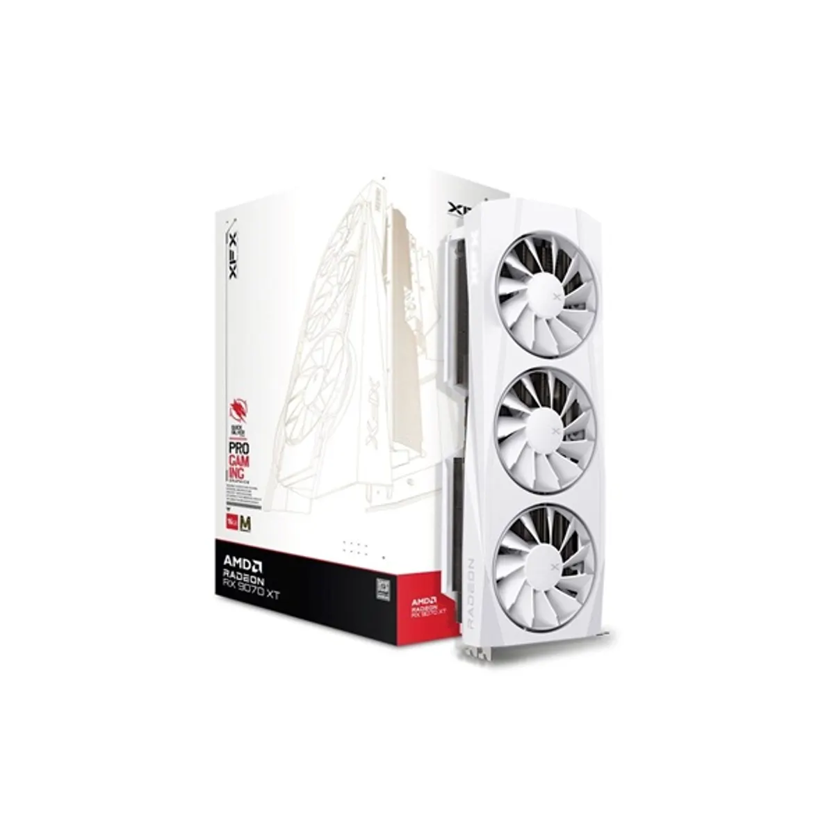 XFX Quicksilver Radeon RX 9070XT White Magnetic Air Edition AMD 16GB GDDR6 256bit PCIe videókártya #1