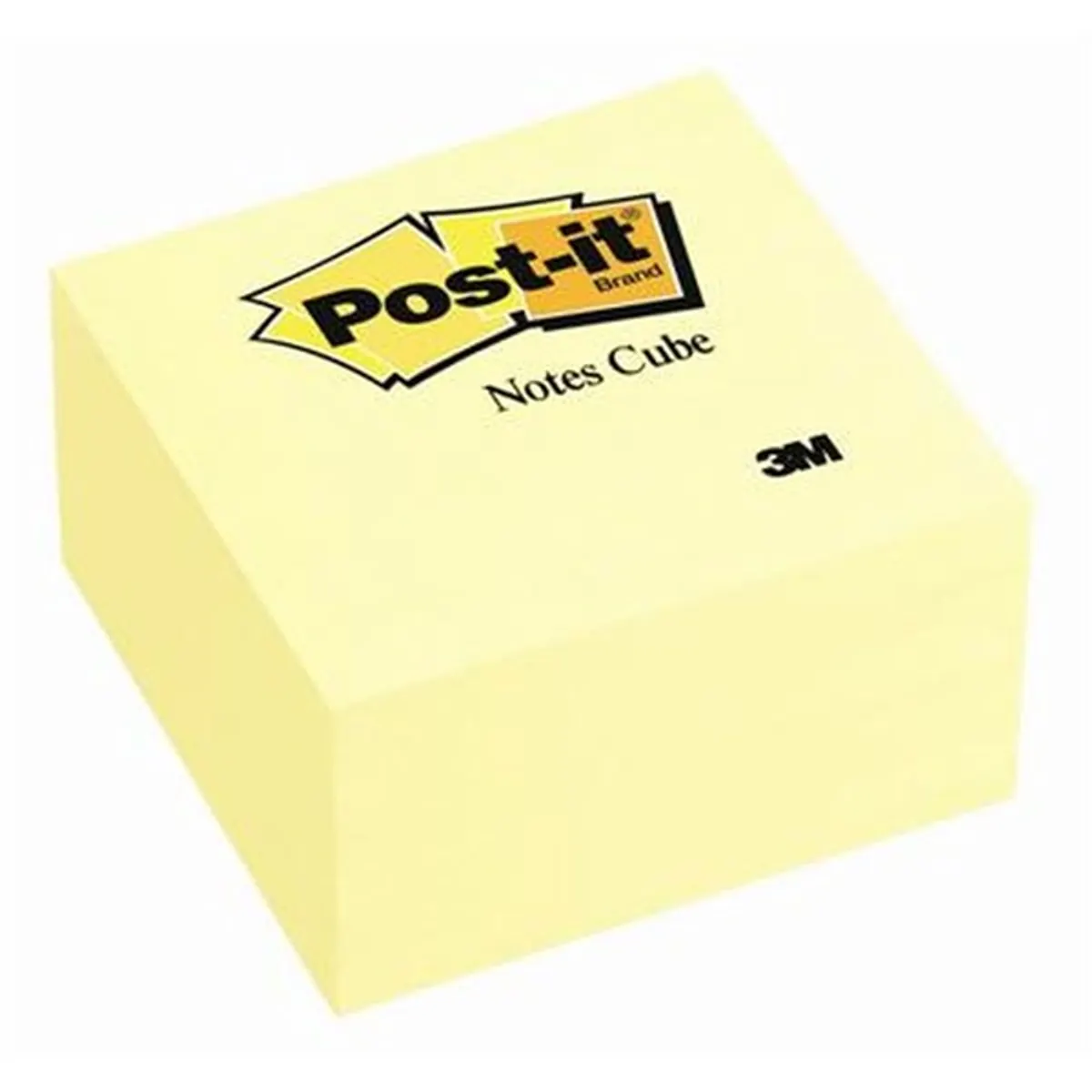 Post-it 76x76mm 450 lapos öntapadós sárga kockatömb #1