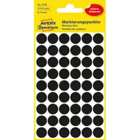 Avery 3140 12mm 270db-os fekete jelölőpont #1