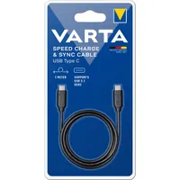 Varta 57947101401 1m Type C - Type C fekete adat- és töltőkábel #2