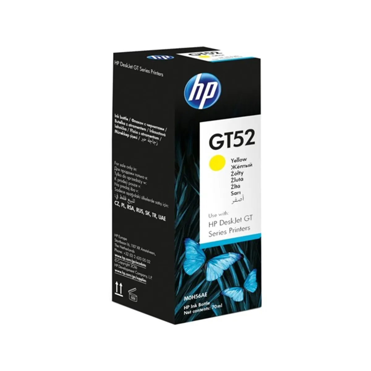 HP M0H56AE (GT52) sárga tinta tartály #1