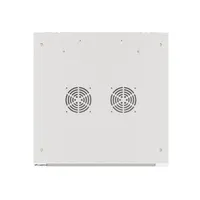 Lanberg WF01-6618-10S 19" 18U SZÉL:600mm MÉLY:600mm MAG:907mm lapraszerelt üvegajtós szürke fali rack szekrény