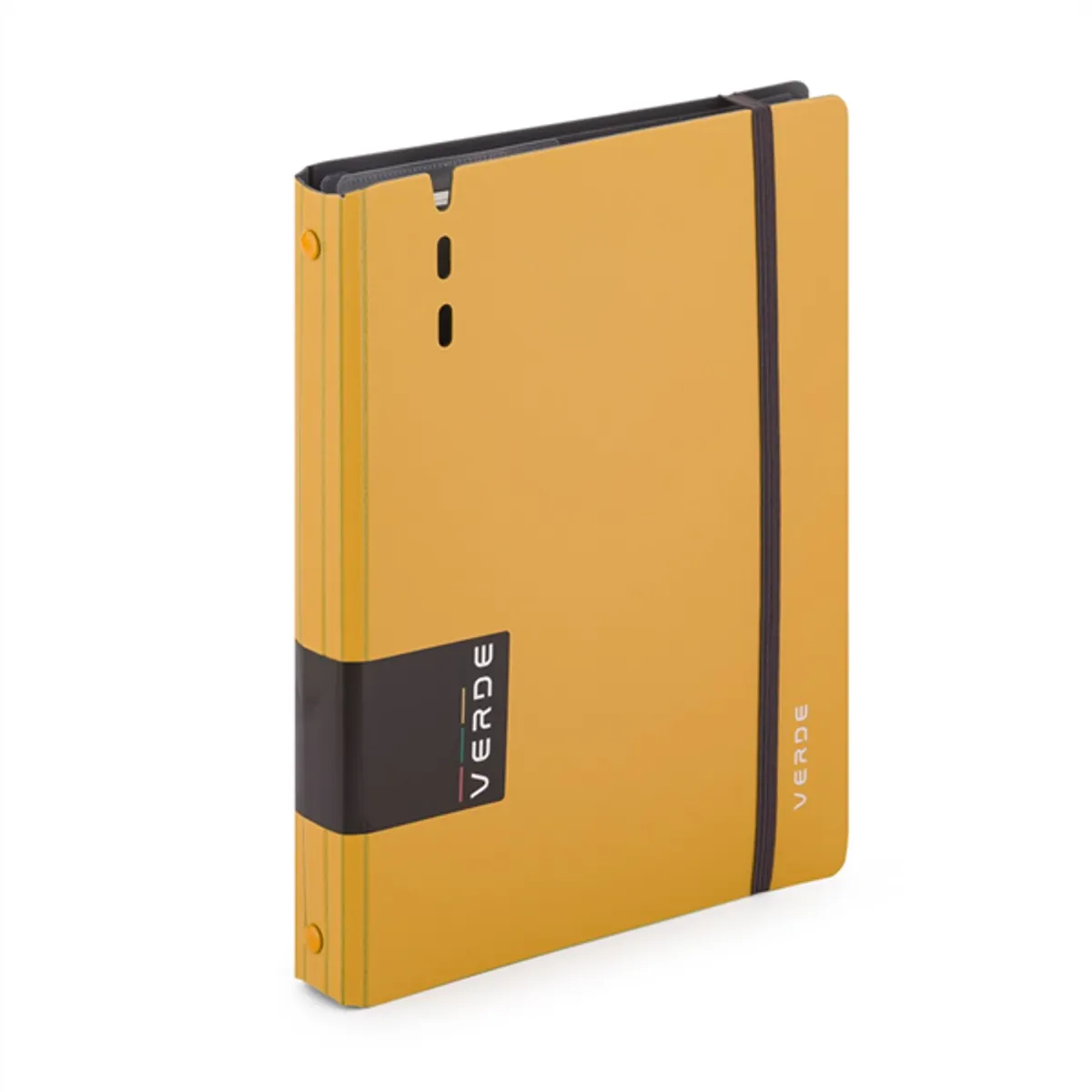 Verde A5 4 gyűrűs 3x30 vegyes lappal sárga gyűrűs mappa #1