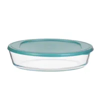 TOO KT-100 üveg 3200 ml-es hőálló ovális ételtároló műanyag tetővel #2