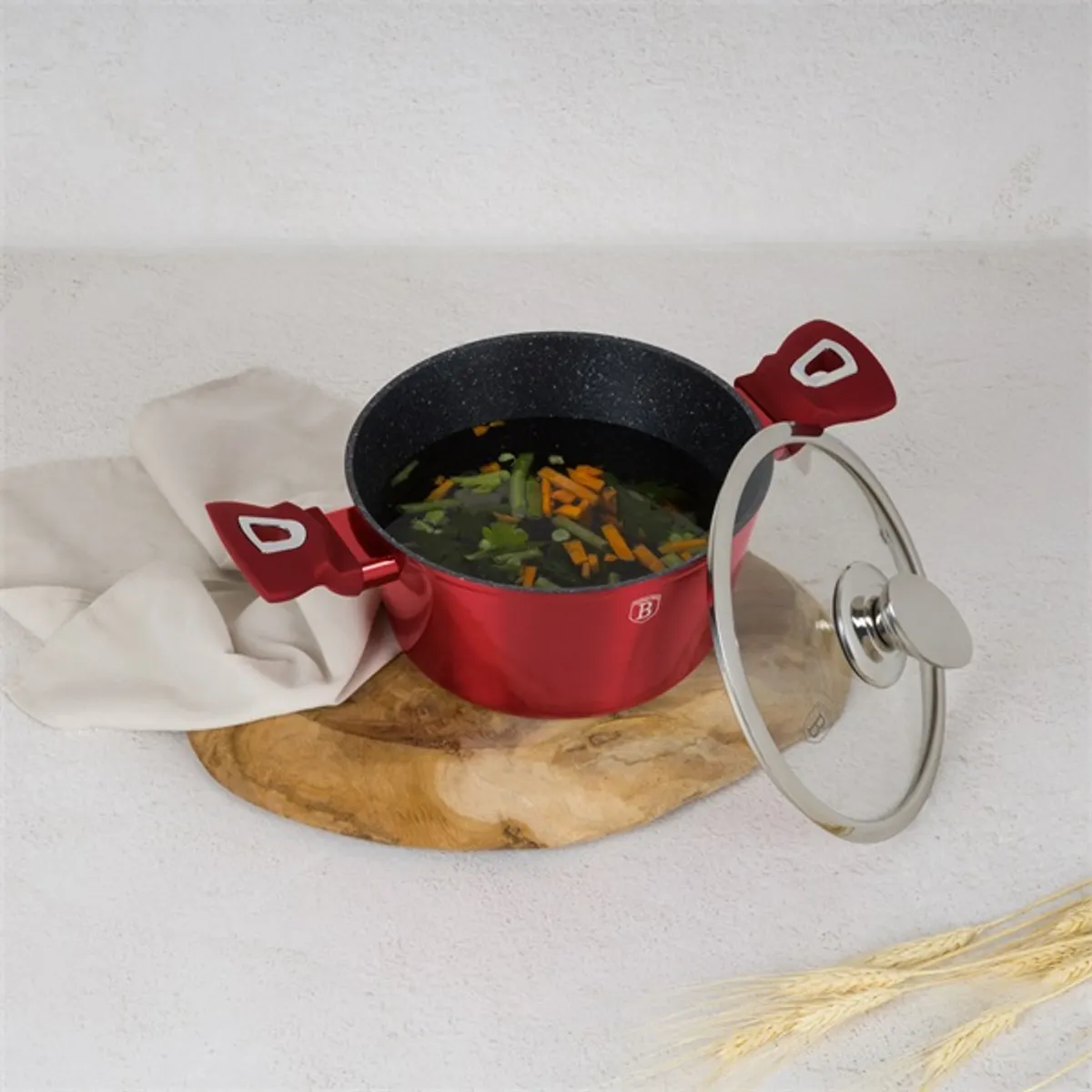 Blaumann BL-3985 Burgundy Collection 2,5L 20 cm lábas fedővel #2